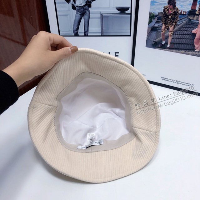 Dior秋冬新款簡約漁夫帽 迪奧燈芯絨女款漁夫帽  mmj1613